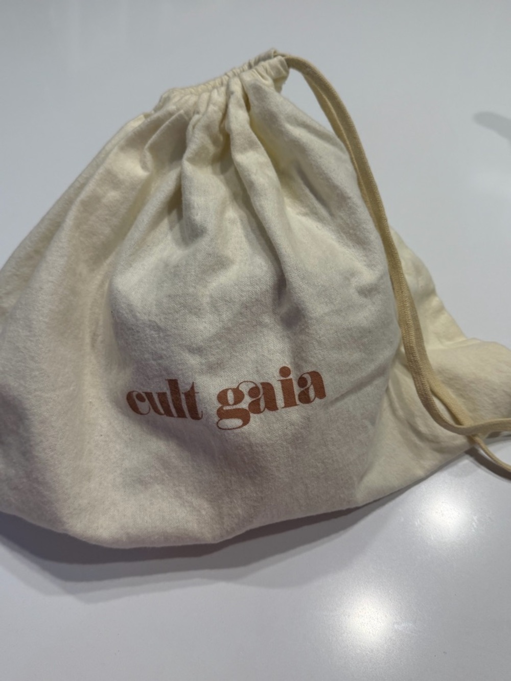 Cult Gaia Crystal Mesh Top-Handle Evening Bag - Picture 6 of 7